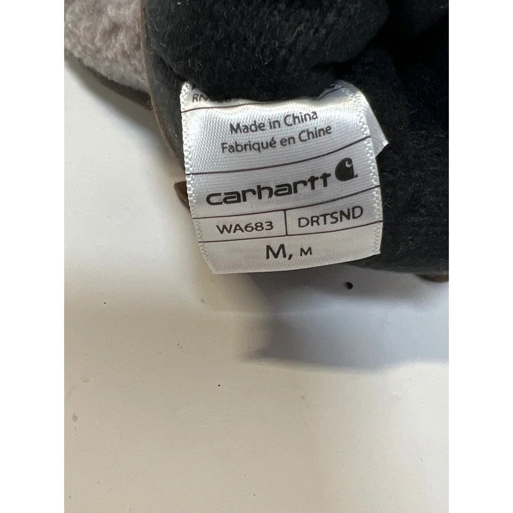 Carhartt Womens Sherpa Lined Singel Mitten Brown Grey DRTSND Medium ONLY ONE